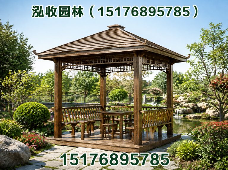 运城京津冀防腐木工程展示图